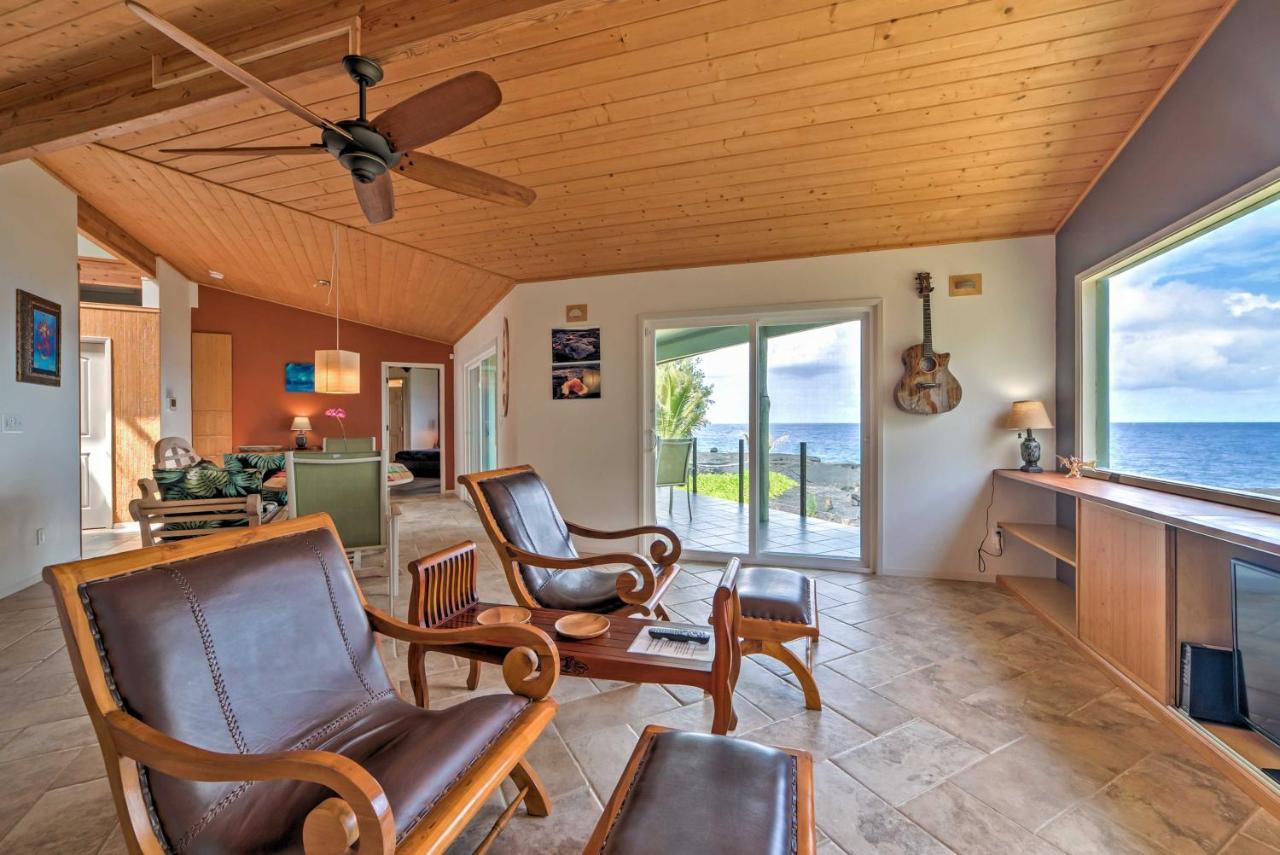 Direct Oceanfront, Big Island Home Кио Экстерьер фото