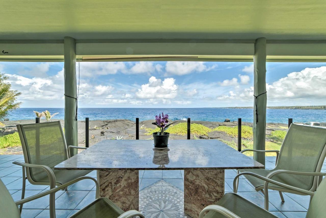 Direct Oceanfront, Big Island Home Кио Экстерьер фото